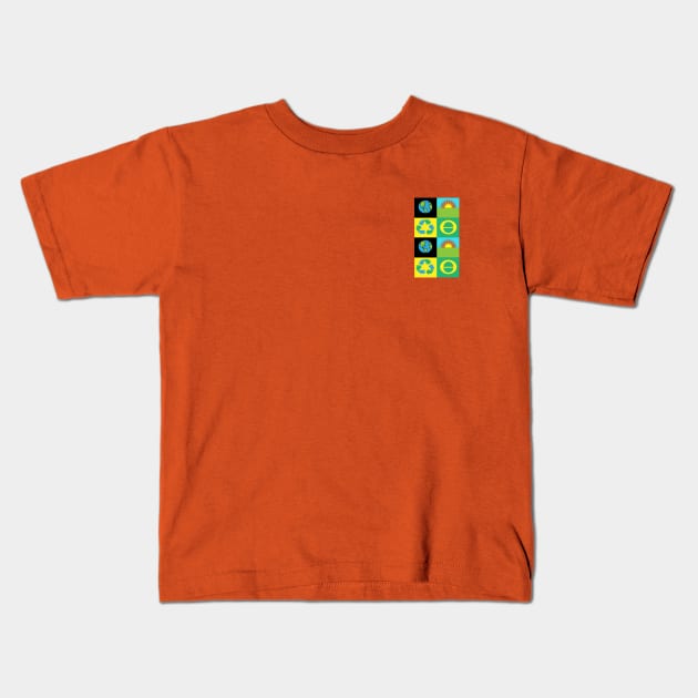 Earth Day Modern Kids T-Shirt by PoliticiansSuck